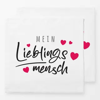 Servietten Mein Lieblingsmensch