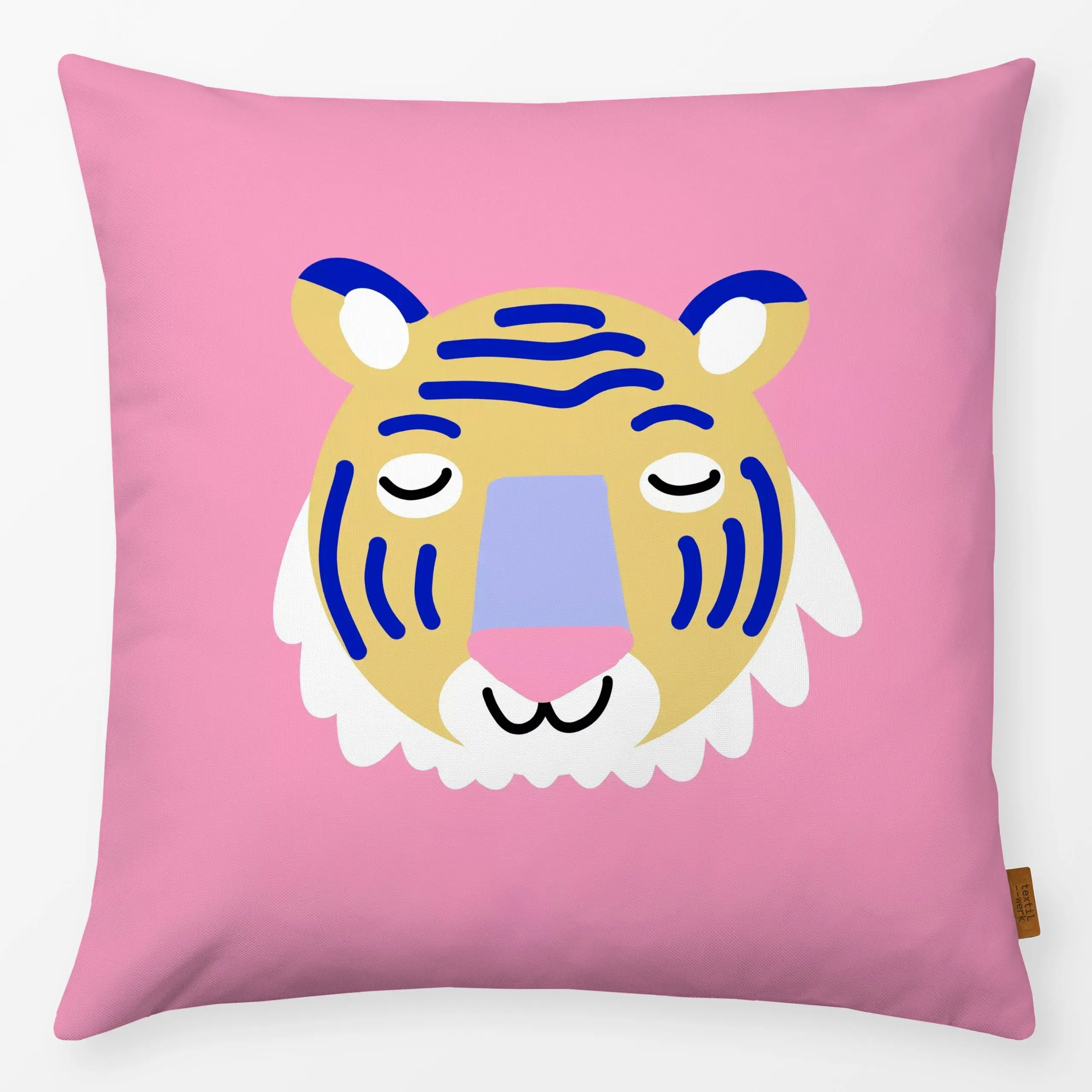 Kissen Keep Calm Tiger - Kinderzimmer & Motive für Kinder, Tiere, Symbole & Muster - von „Julia Reyelt"; Tiger, Wildtiere, Z...