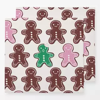 Servietten Lebkuchenmänner