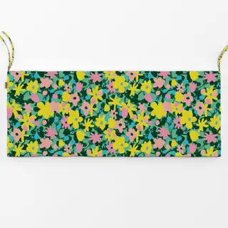 Bankauflage Muster Blumen Blumenwiese