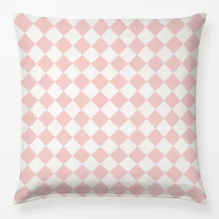 Bettwäsche Diamond Checker rose