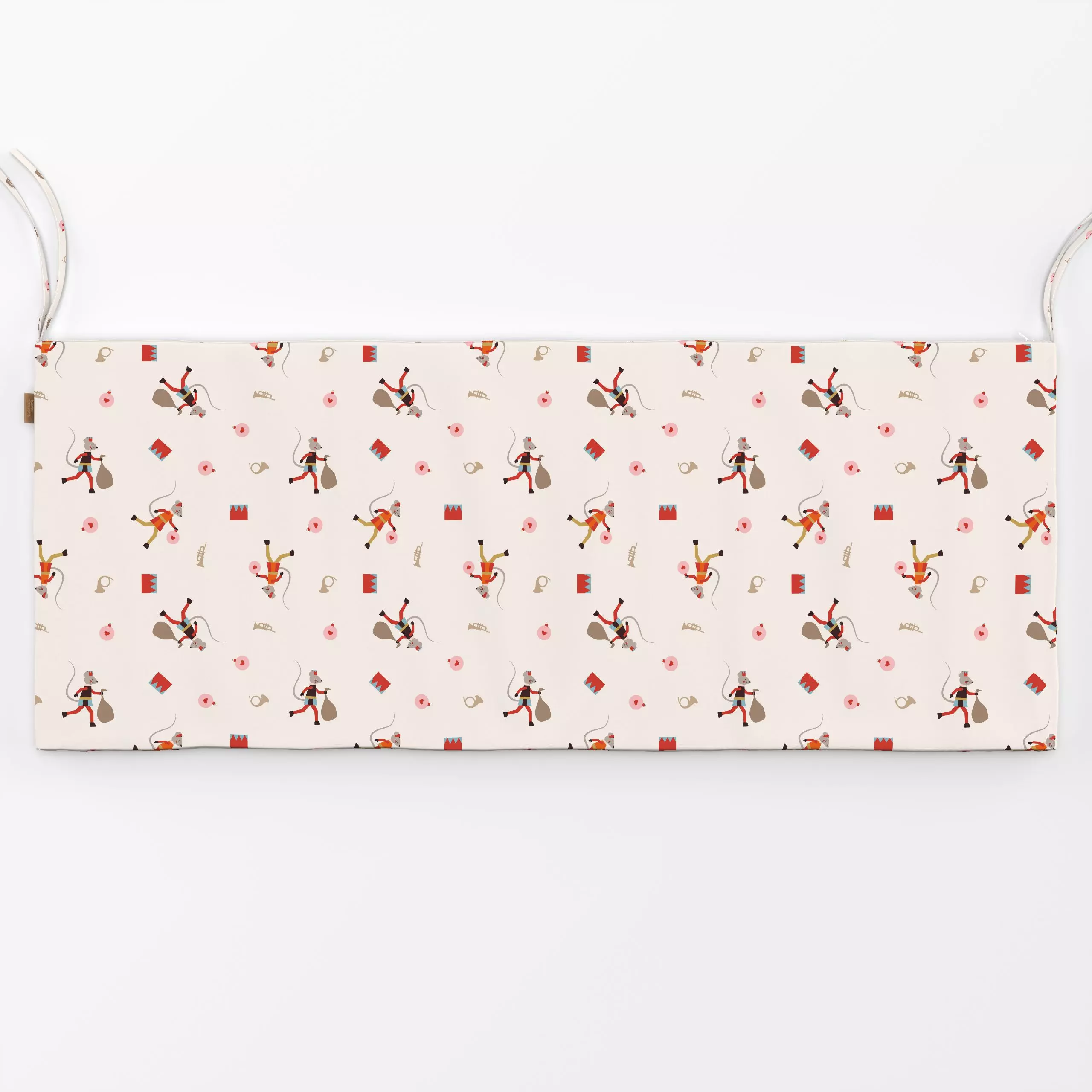 Bankauflage Wichtel Maus Pattern - Kinderzimmer & Motive für Kinder, Weihnachten, Anlässe - von „Jana Moßmann"; maus, Weihna...