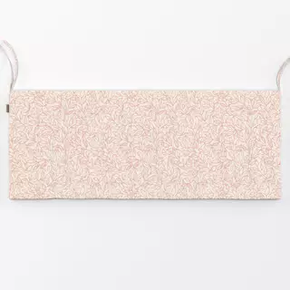 Bankauflage Zweige beige rosa