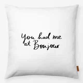 Kissen Paris You had me at Bonjour