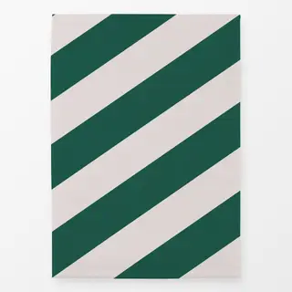 Geschirrtücher Christmas Stripes Grün Beige