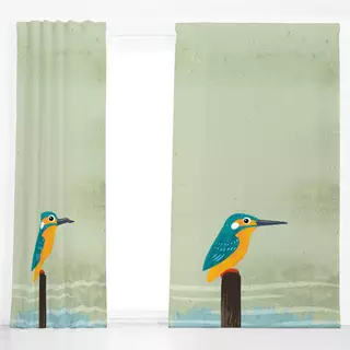Dekovorhang Eisvogel