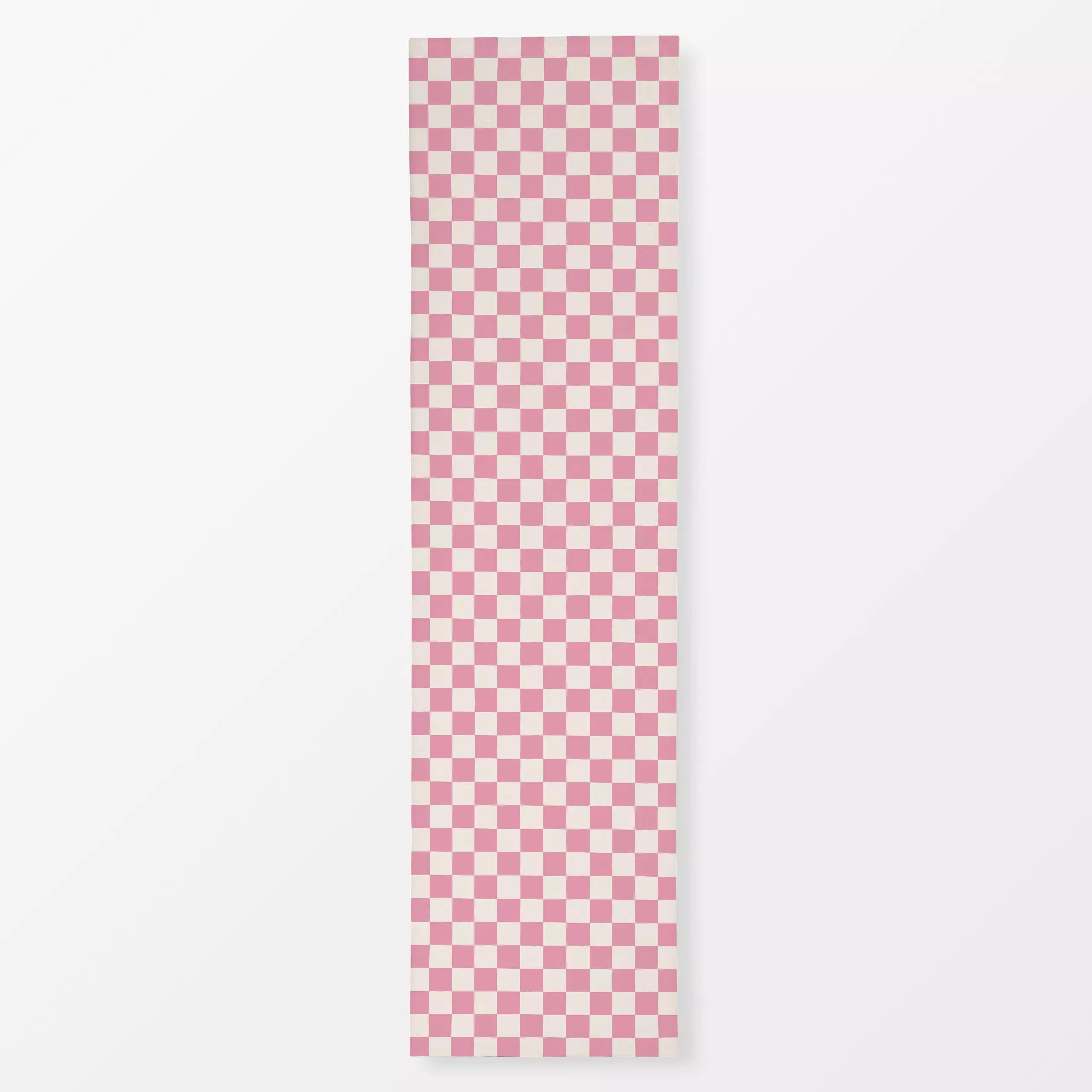 Tischläufer Karo Rosa, gemustert, Sommer, von Sophie Augustin Illustration