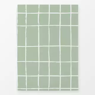 Geschirrtuch Grid Green