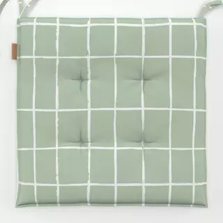 Sitzkissen Grid Green