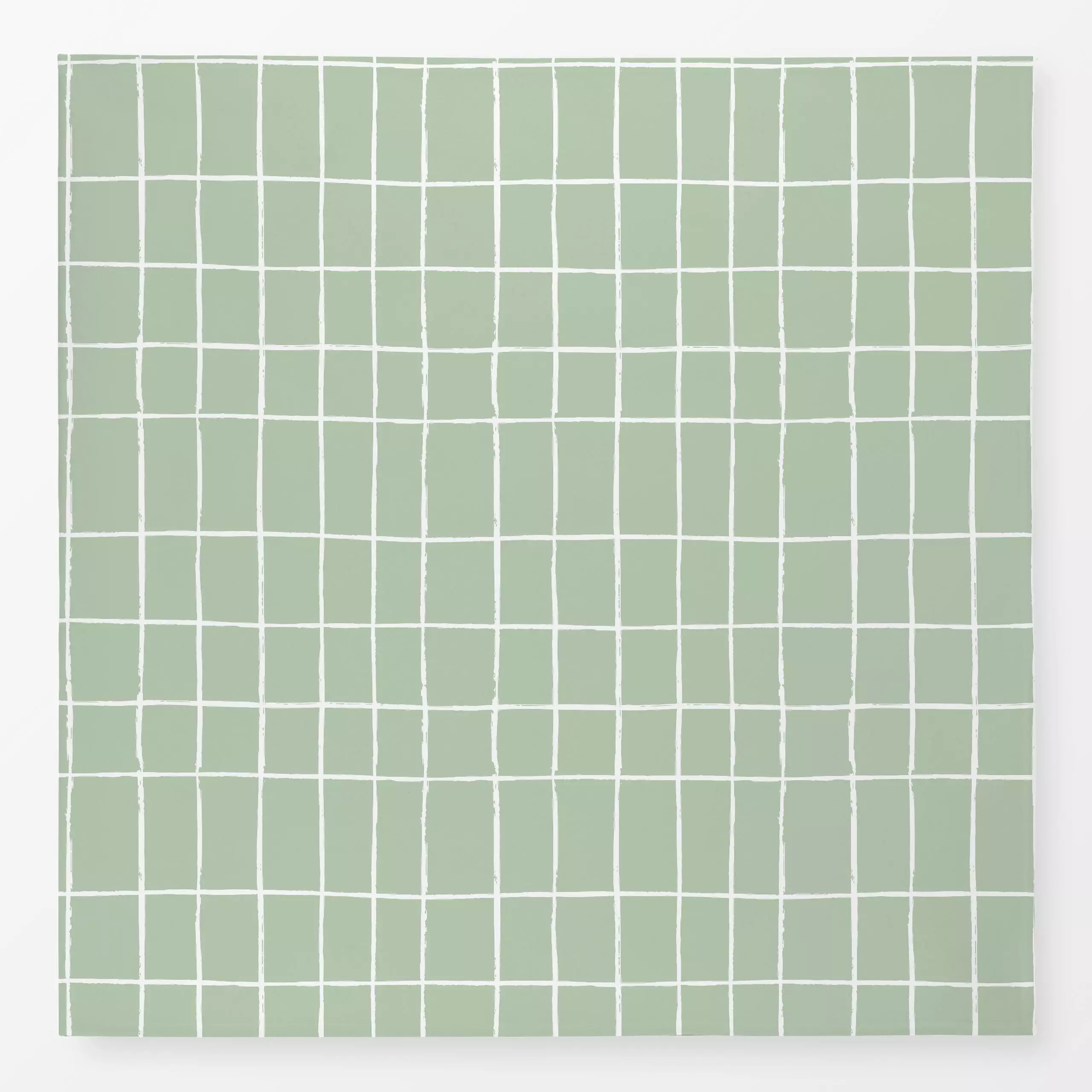 Tischdecke Grid Green, gemustert, von Barlena