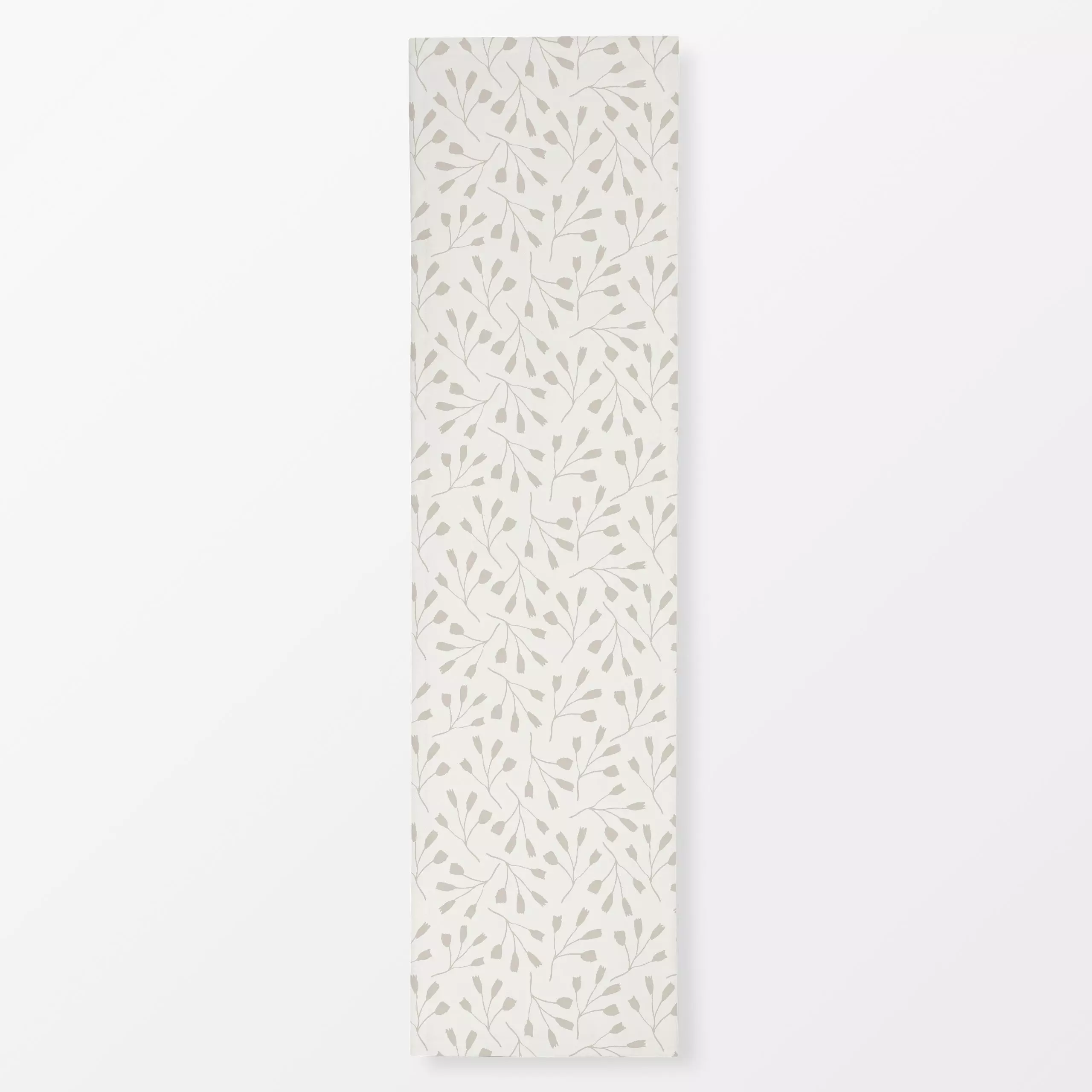 Tischläufer Winter Grown White-Greige - Blumen & Florales, Weihnachten - von „Sara Maria"; beige, Winter, landhaus, winterde...