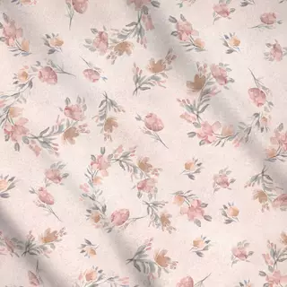 Meterware Cottage florals pink