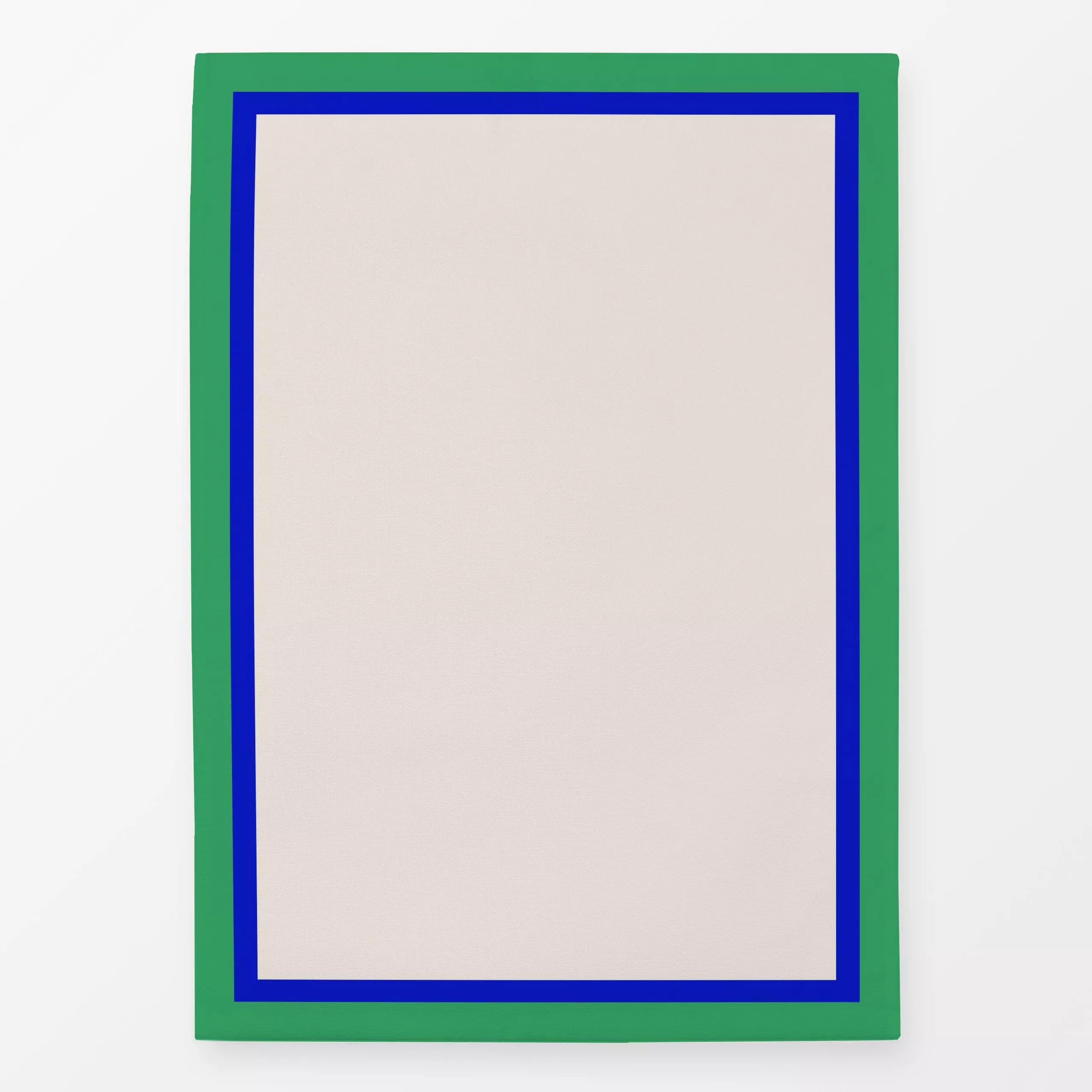 Geschirrtücher Rahmen Grün Blau - Symbole & Muster - von „Sophie Augustin Illustration"; grafisch, colorblocking, Esstisch, ...