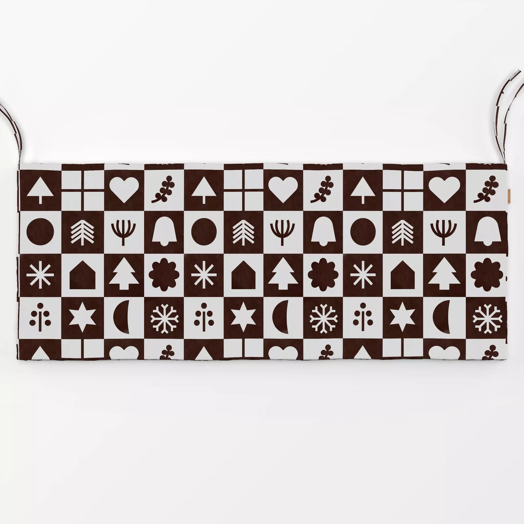 Bankauflage Holly Jolly Signs red Holly Jolly Signs red