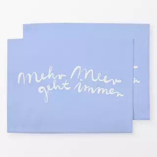 Tischset Mehr Meer Hellblau