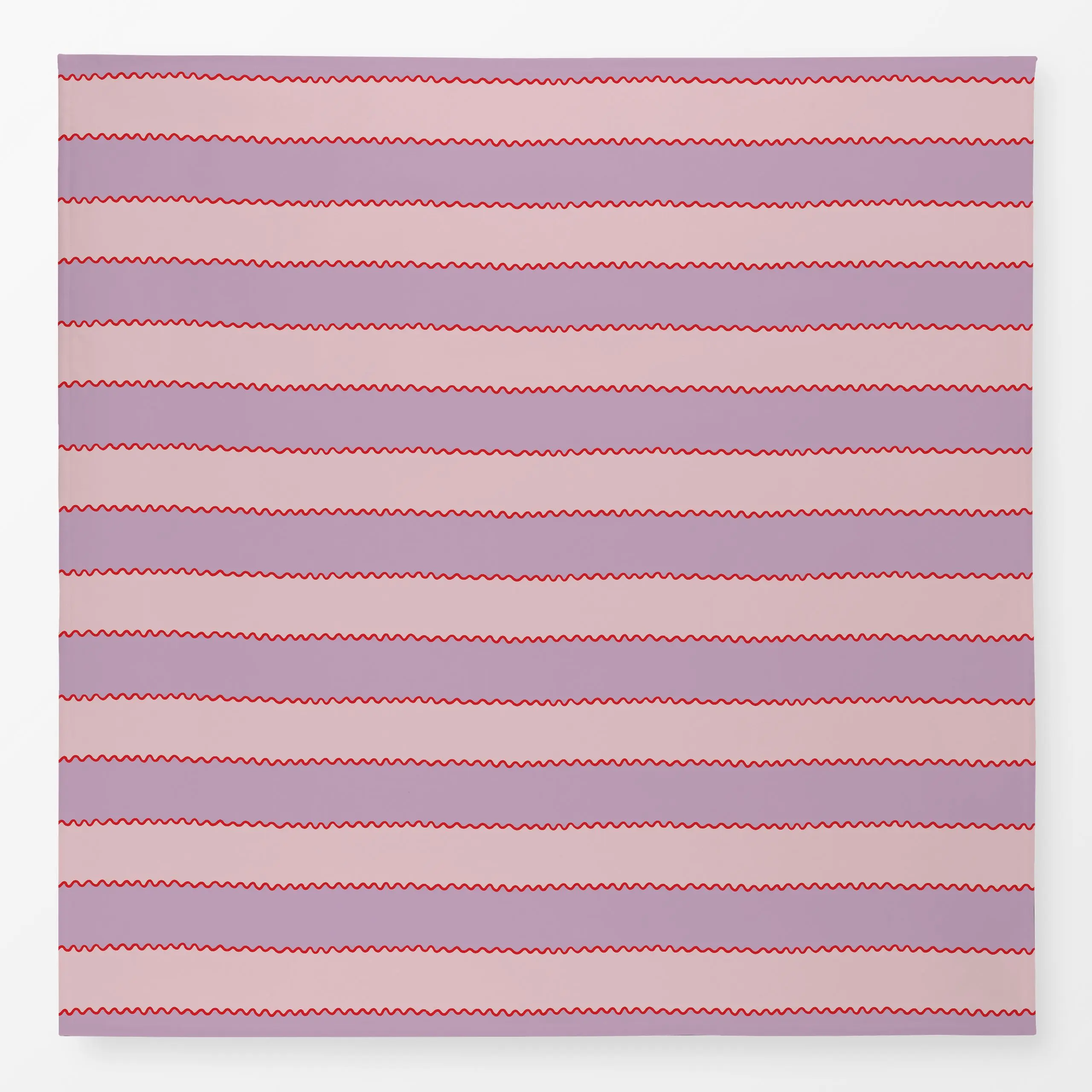 Tischdecke Wellen Streifen rosa flieder - Sommer, Symbole & Muster, Anlässe - von „Studio Kesse"; Streifen, wellen, landhaus...