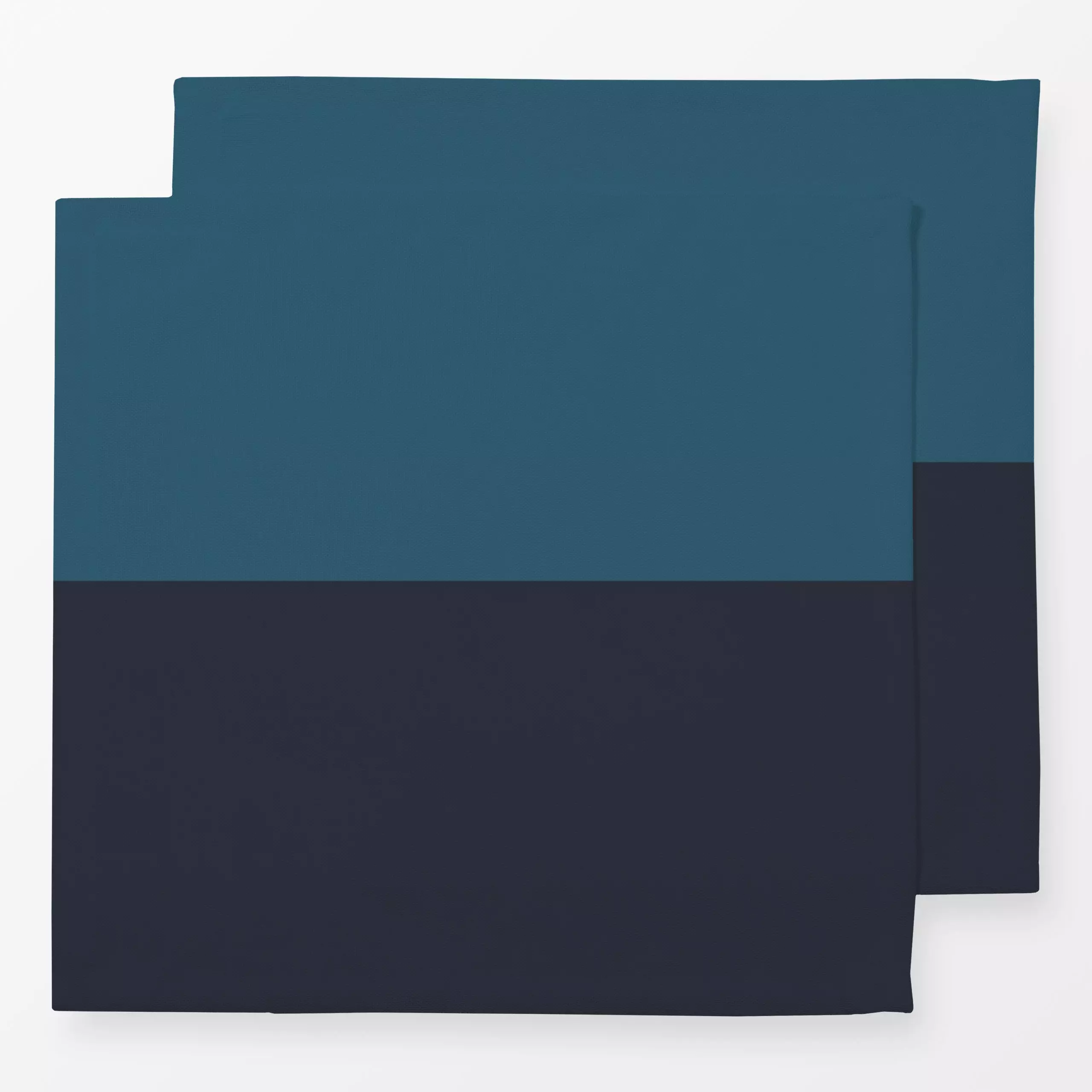 Servietten Colorblocking Blau - Herbst, Winter, Symbole & Muster - von „Lisa Jasmin Bauer"; minimal, blau, minimalistisch, C...