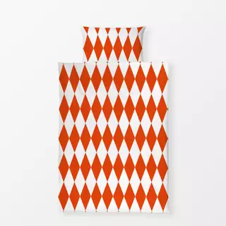 Bettwäsche Diamond Pattern red
