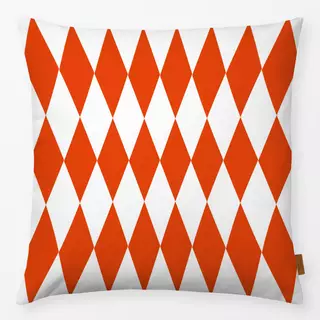Kissen Diamond Pattern red