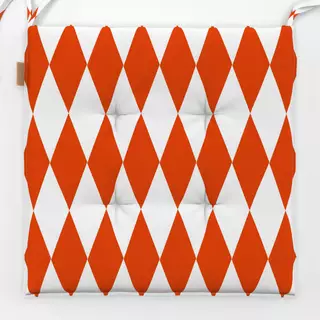 Sitzkissen Diamond Pattern red