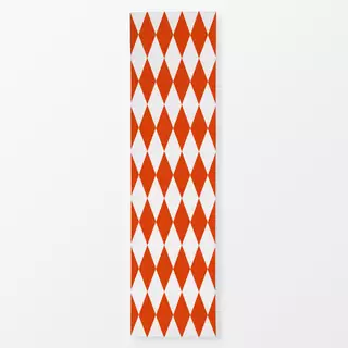Tischläufer Diamond Pattern red