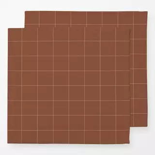 Servietten Minimal Squares rust