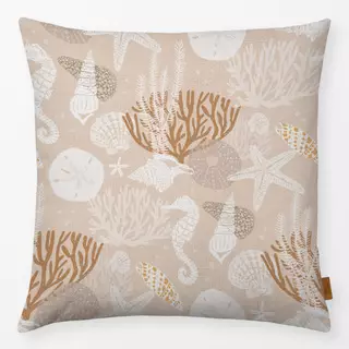 Kissen Muscheln und Korallen