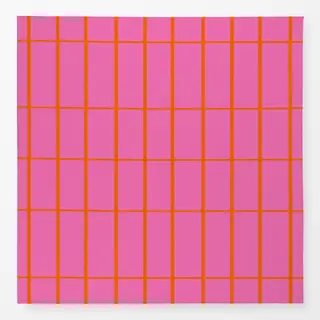 Tischdecke Pink Orange Kariert