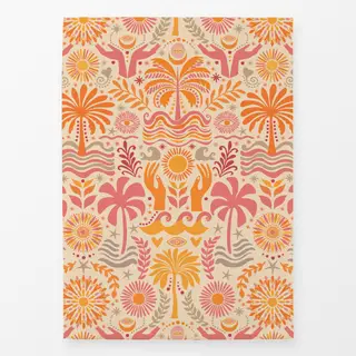 Geschirrtücher Boho Beach Orange Peach