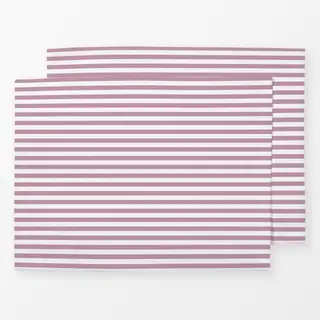 Tischset Picnic Stripes Mauve
