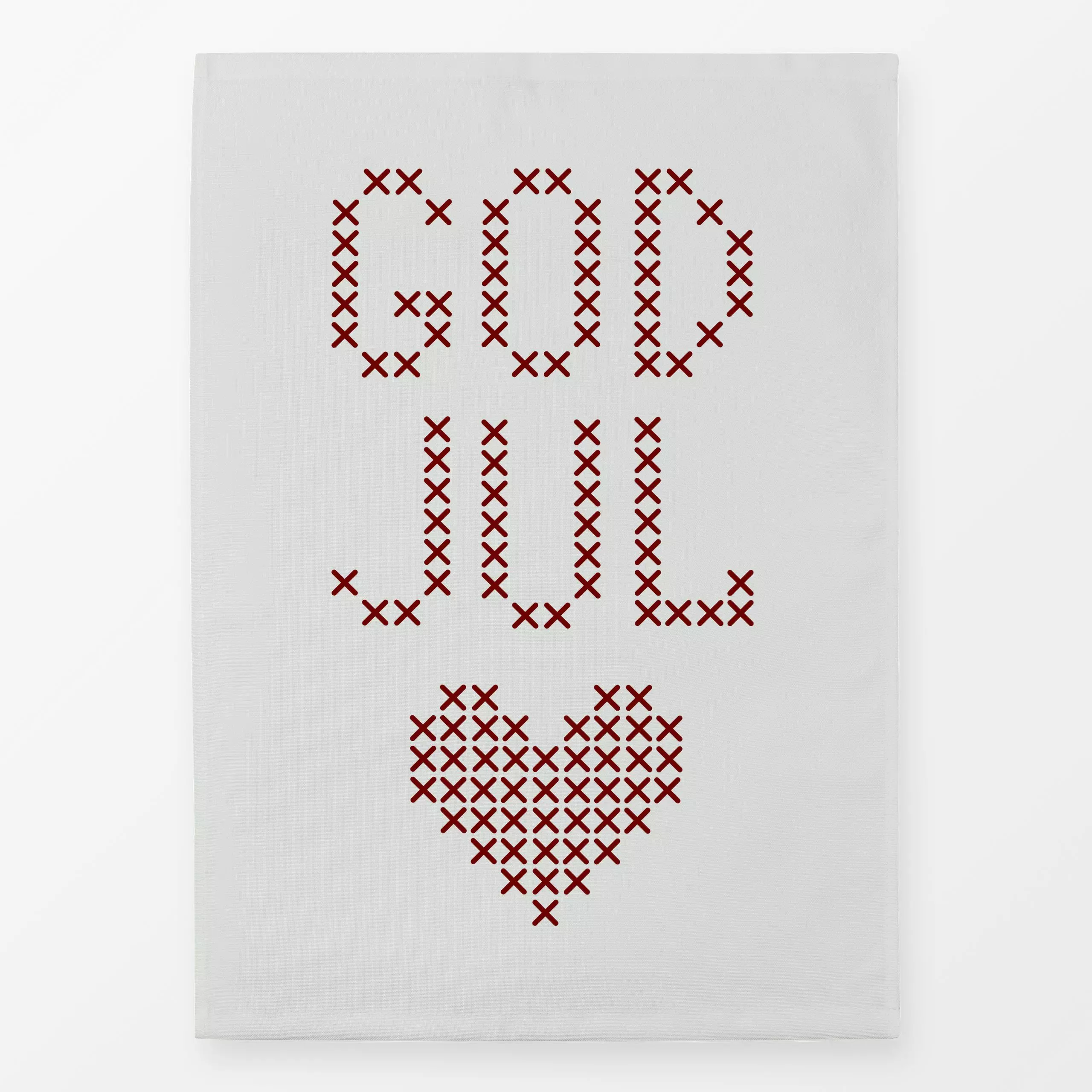 Geschirrtücher God Jul - Sprüche & Schriftzüge, Weihnachten - von „Kerstin Ax"; skandinavisch, Hygge, Weihnachten, typografi...