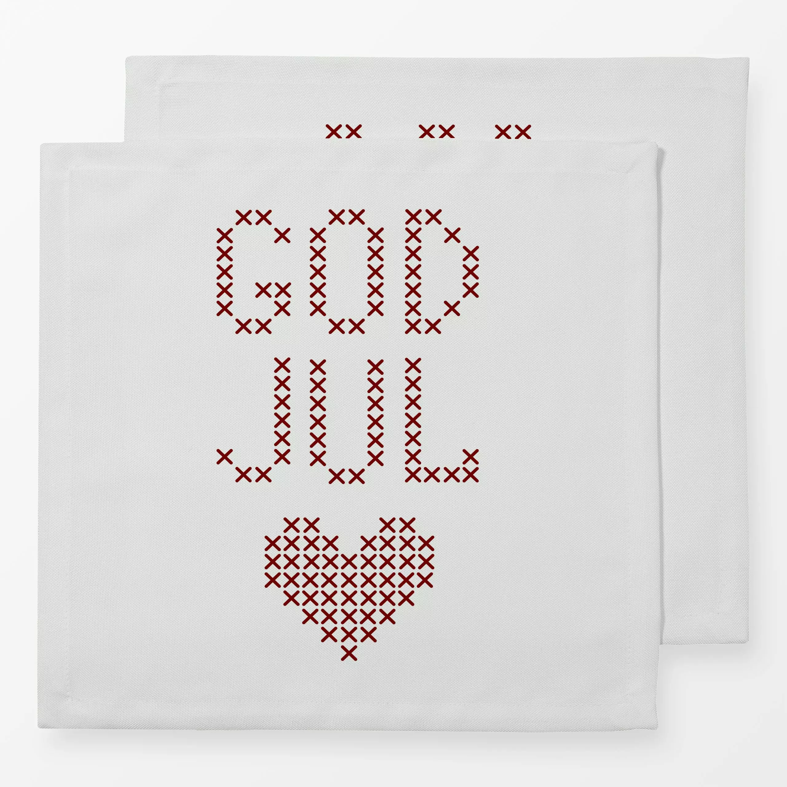 Servietten God Jul - Sprüche & Schriftzüge, Weihnachten - von „Kerstin Ax"; skandinavisch, Hygge, Weihnachten, typografie, W...