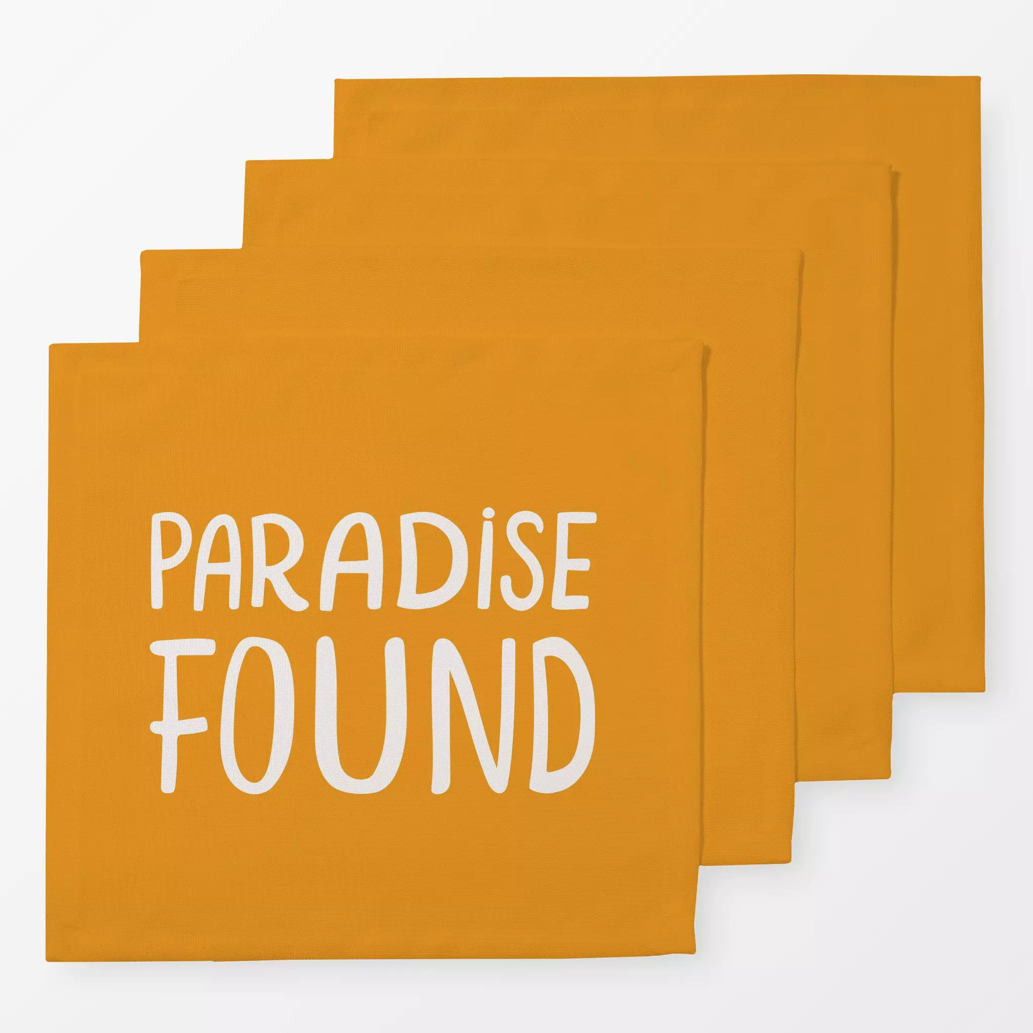 Servietten Paradise Wendemotiv Gelb Paradise Wendemotiv Gelb