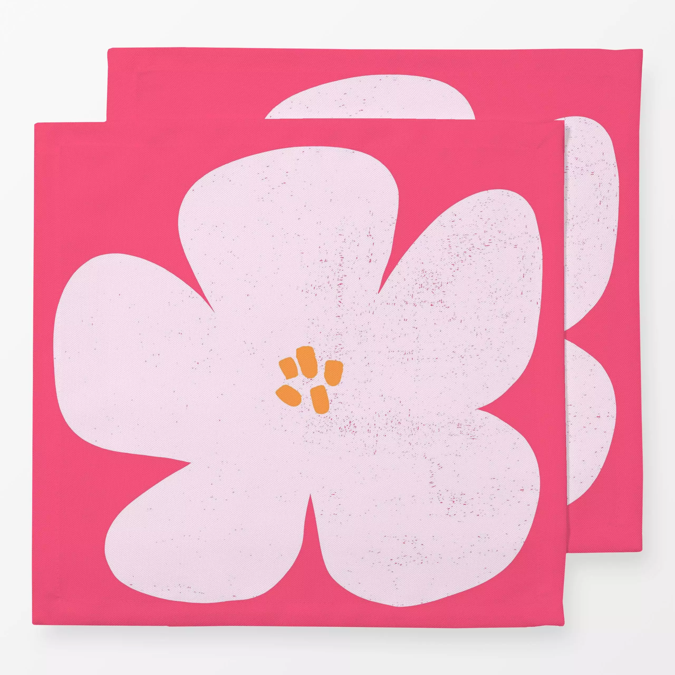 Servietten SUN FLOWER - Blumen & Florales, Sommer - von „Julia Schumacher"; Kissen, floral, Beach, fun, simple, juliaschumac...