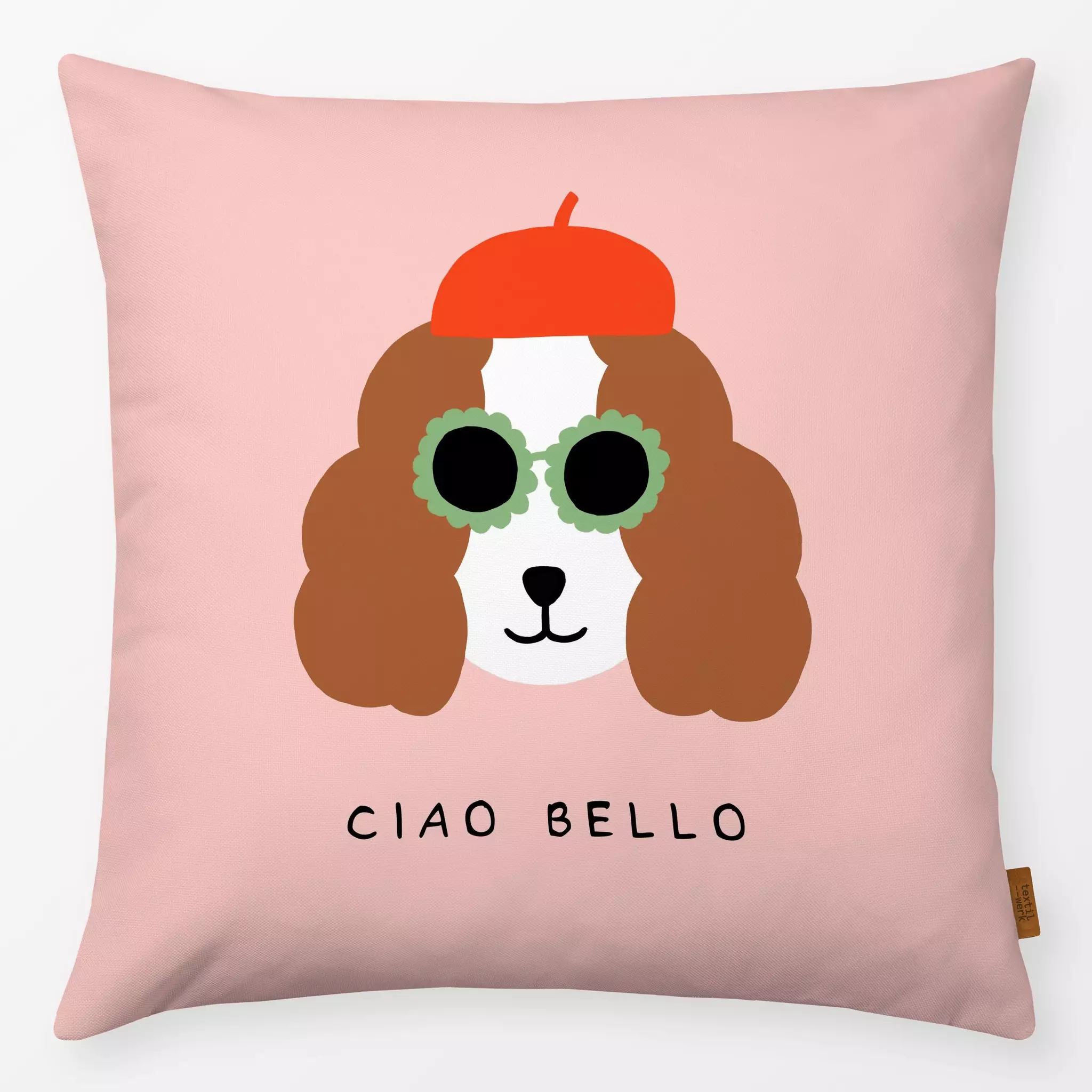Kissen Kissen Pudel "Ciao Bello"