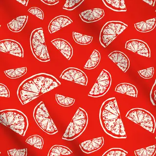 Meterware Santorini Lemonslice Pattern