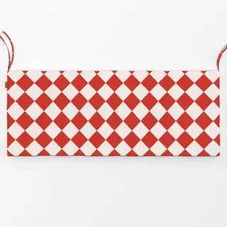 Bankauflage Christmas Checkers Noel Red