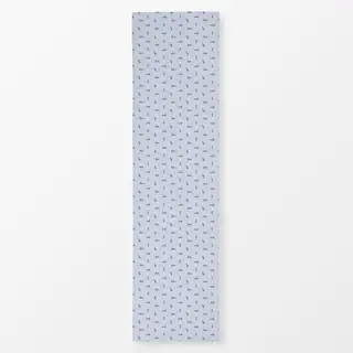 Tischläufer Hasen Muster Vichy blau