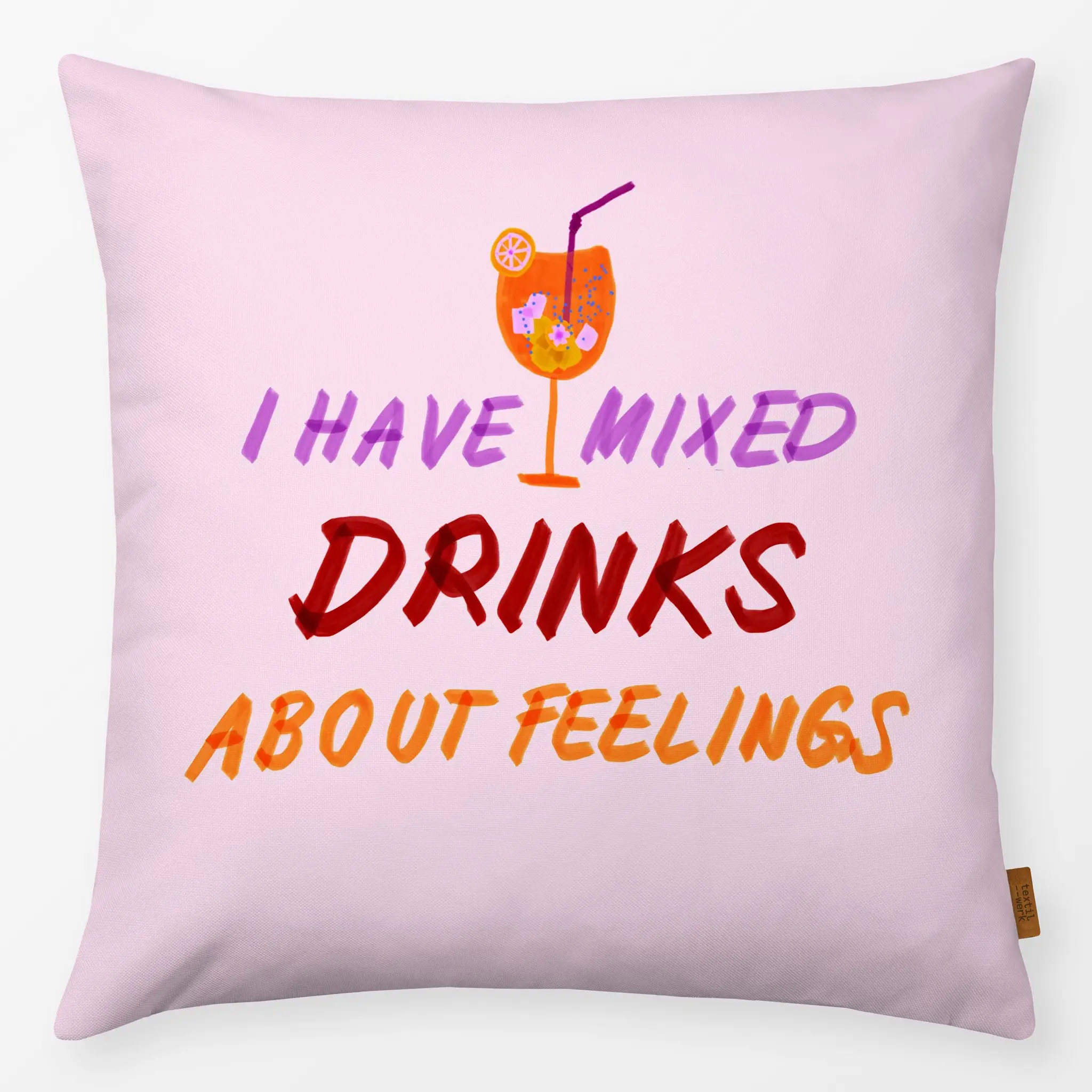 Kissen Kissen Mixed Drinks Typo