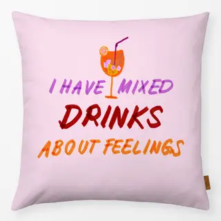 Kissen Mixed Drinks Typo