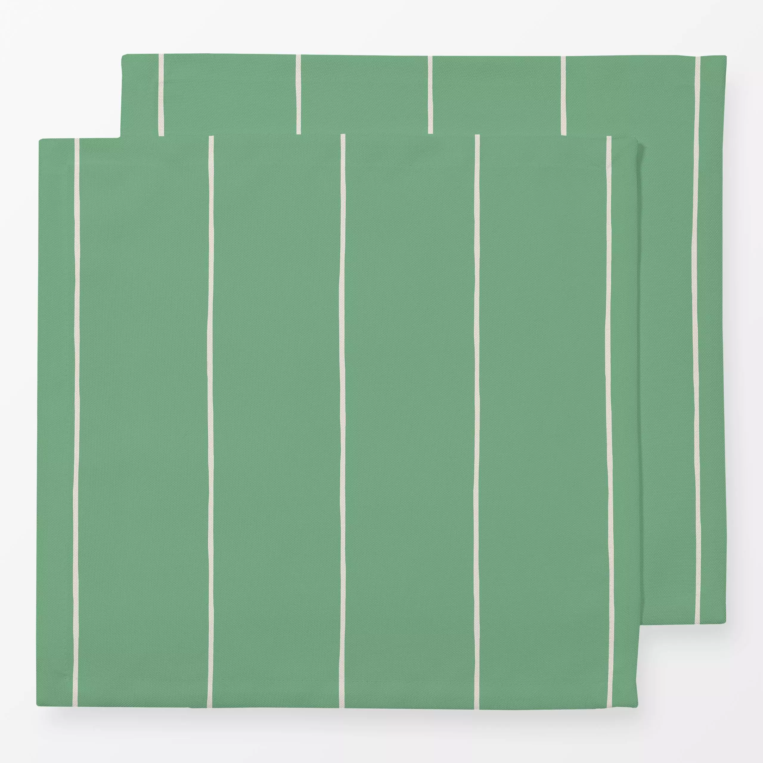 Servietten Streifen grün - Symbole & Muster - von „Studio Kesse"