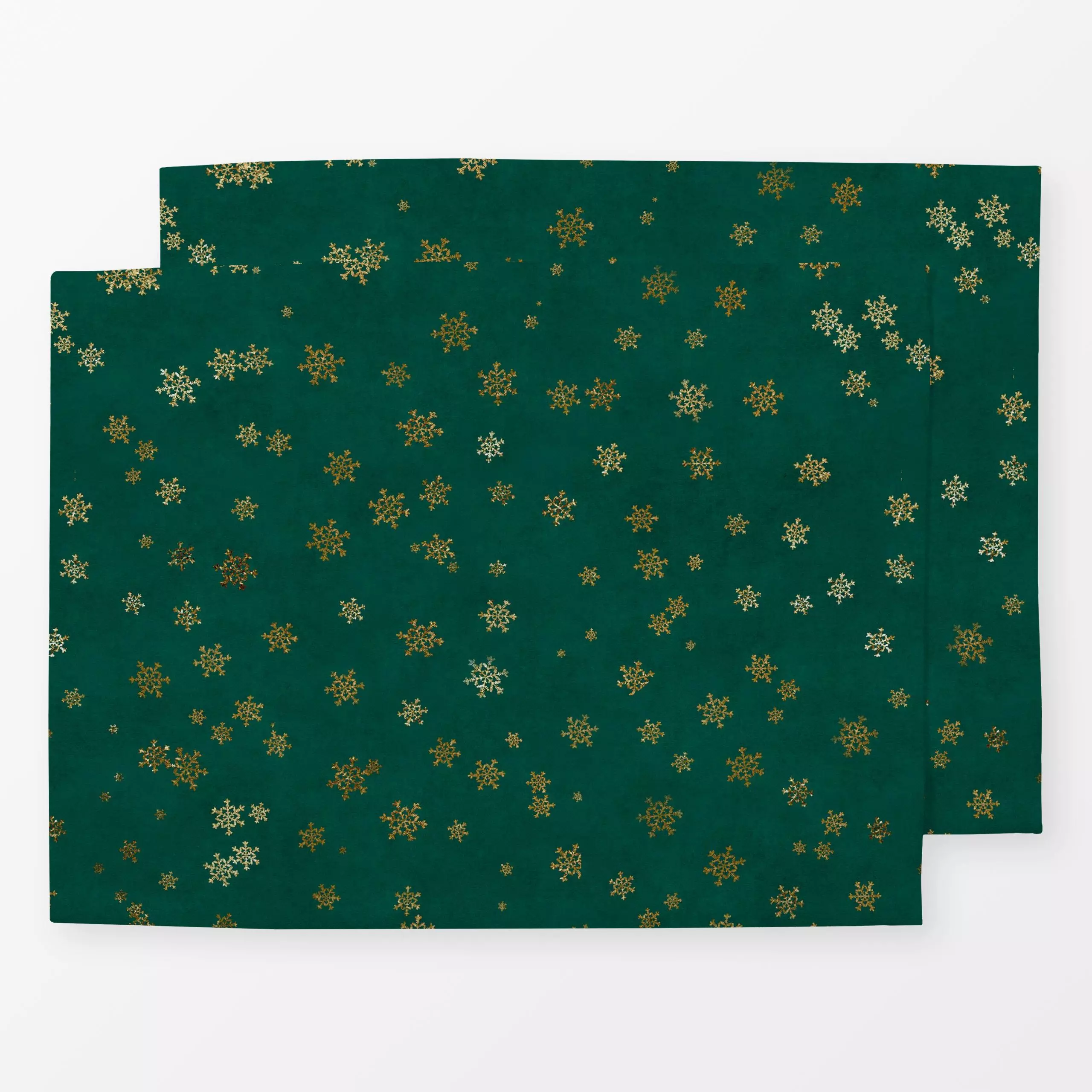 Tischset Festive Christmas Stars - Weihnachten - von „Andrea Haase"; Weihnachten, weihnachtlich, Nostalgie, festlich, Schnee...