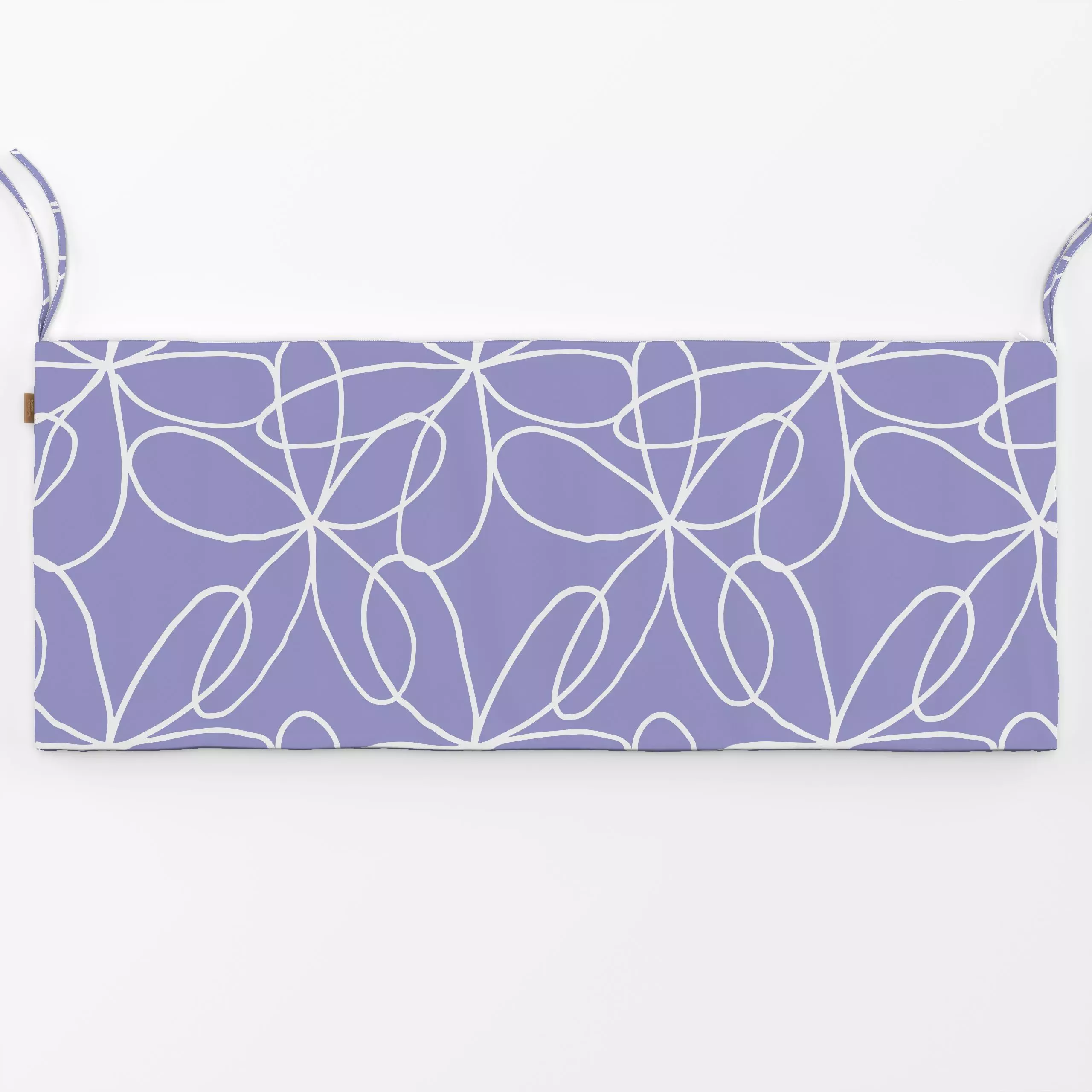 Bankauflage Bold Flowers 5X - Blumen & Florales, Frühling, Symbole & Muster - von „Studio Memb"; abstrakt, Blumen, lila, Pas...