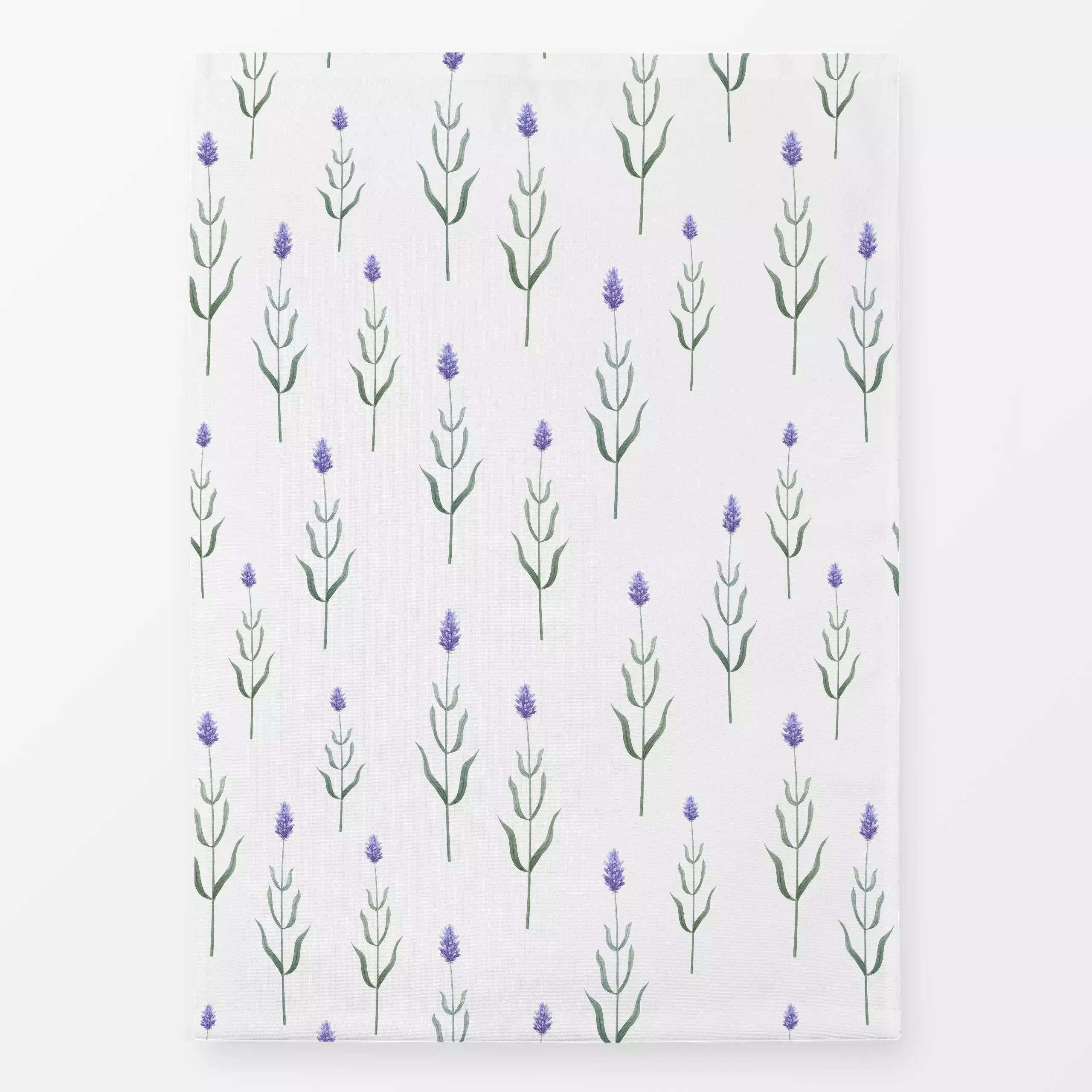 Geschirrtücher Blooming Lavender - Blumen & Florales, Frühling - von „Karen Menzenbach"; Aquarell, Blumen, Pflanzen, Kräuter...