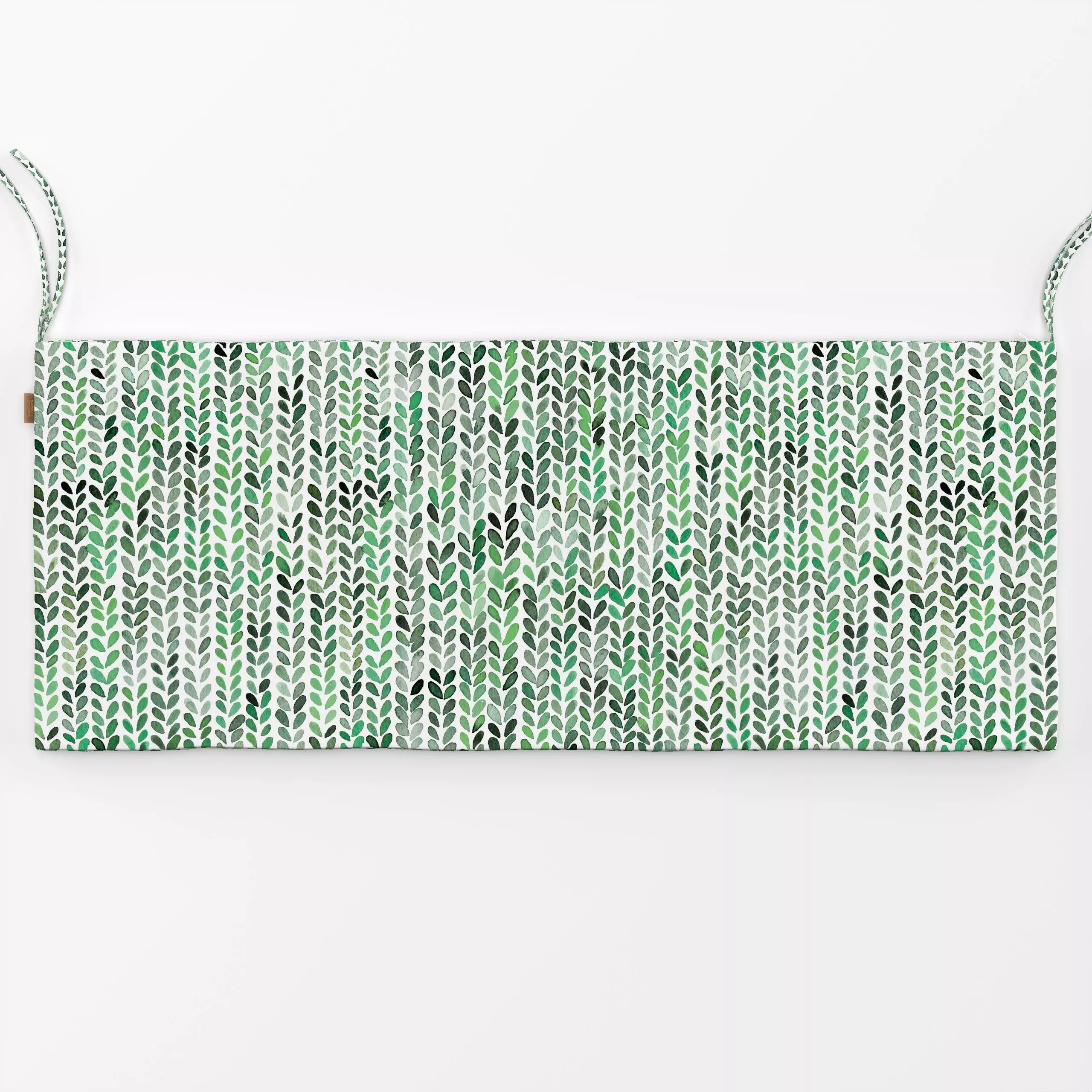 Bankauflage Weihnachten Knitting Green - Weihnachten, Winter, Symbole & Muster - von „Ninola Design "; minimal, Weihnachten,...