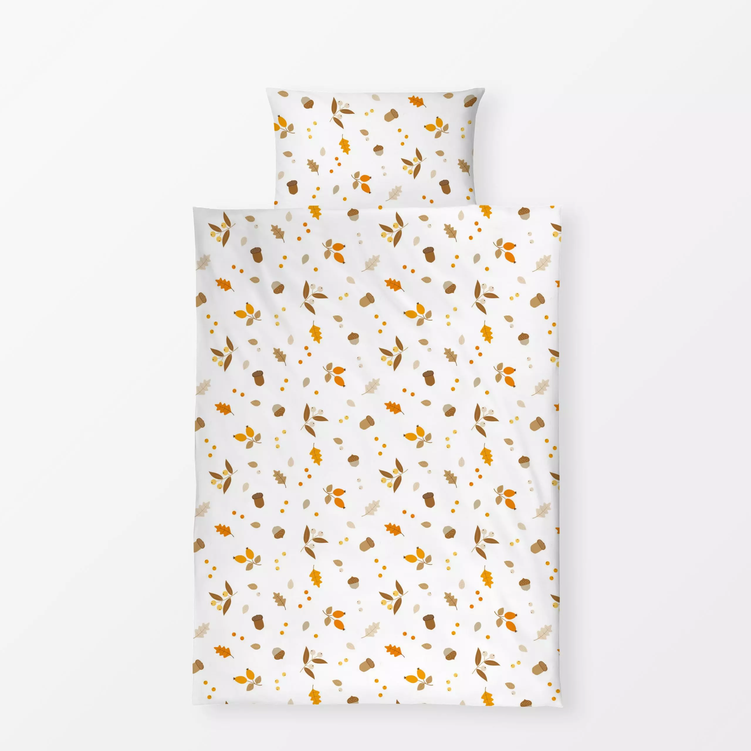 Bettwäsche Botanischer Herbst - Herbst, Pflanzen & Botanik - von „Heleen van Buul"; Natur, Blatt, Pflanzen, Laub, Botanisch,...