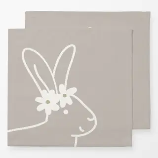 Servietten Freundlicher Hase2