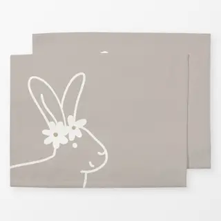 Tischset Freundlicher Hase2