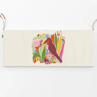 Bankauflage Tukan bunt