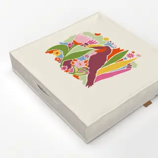 Bodenkissen Tukan bunt